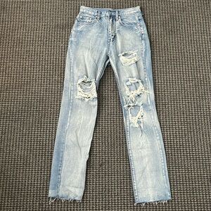 superdown romona high rise ripped jeans  size 26